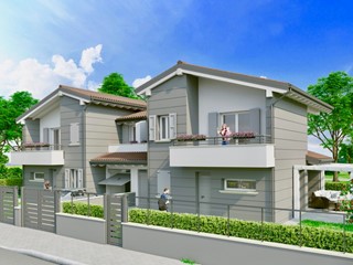 Villetta a schiera in Vendita a Baricella, 335'000€, 140 m², con Box