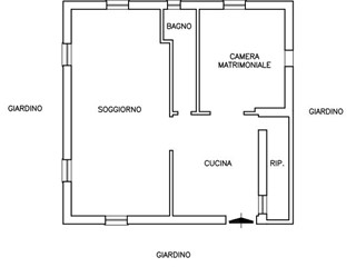 Appartamento in Vendita a Valbrevenna, 23'279€, 127 m², con Box