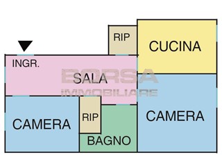 Quadrilocale in Vendita a Livorno, 130'000€, 90 m²