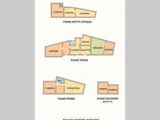 Casa Indipendente in Vendita a San Pietro Mussolino, 148'000€, 420 m², con Box