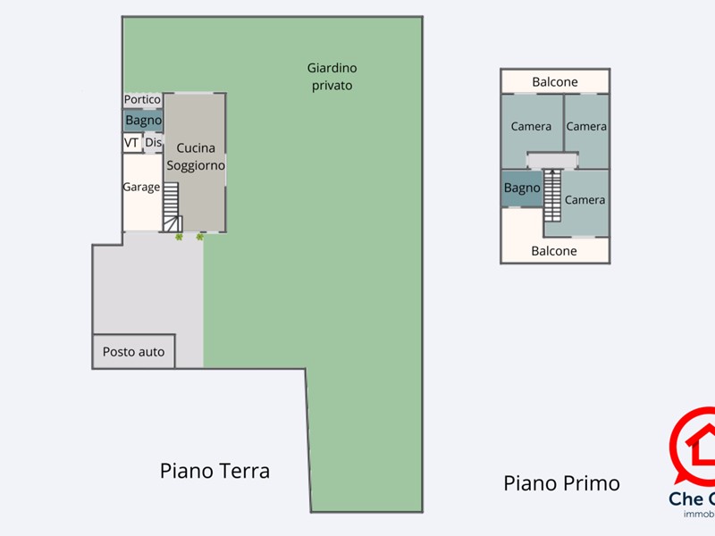 Casa Semi Indipendente in Vendita a Cesena, zona San Giorgio, 435'000€, 190 m², con Box