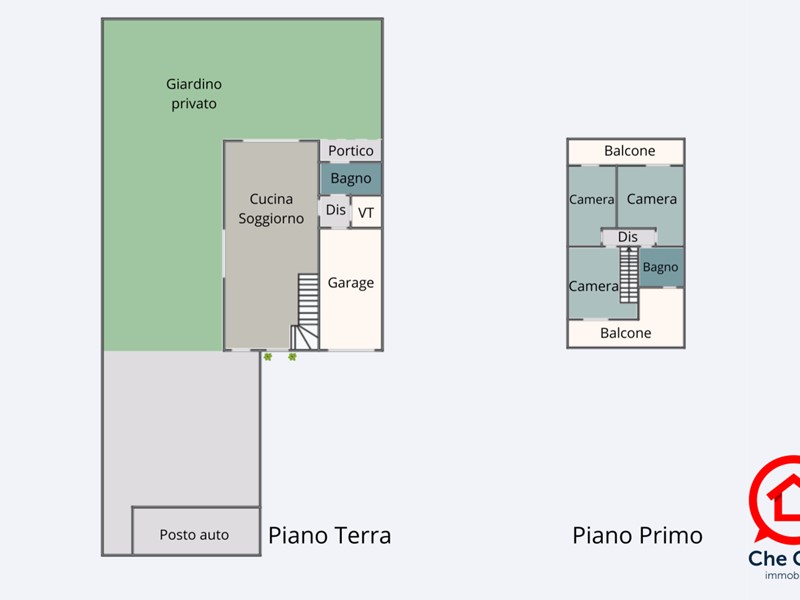 Casa Semi Indipendente in Vendita a Cesena, zona San Giorgio, 415'000€, 160 m², con Box