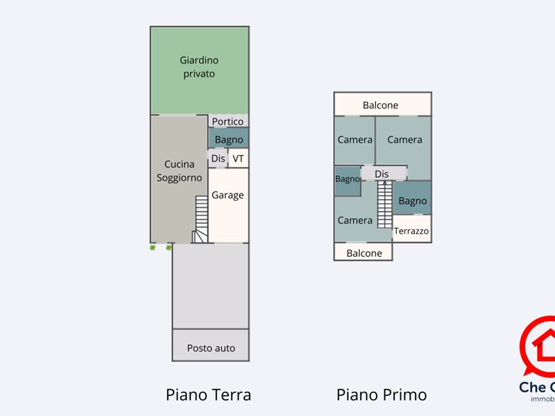 Casa Semi Indipendente in Vendita a Cesena, zona San Giorgio, 380'000€, 140 m², con Box