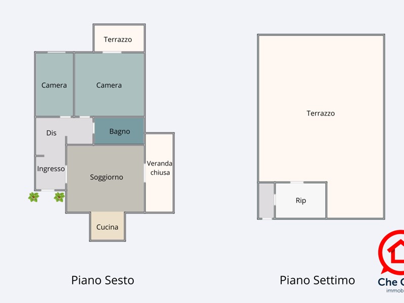 Trilocale in Vendita a Cesena, zona Centrale, 179'000€, 115 m², arredato, con Box