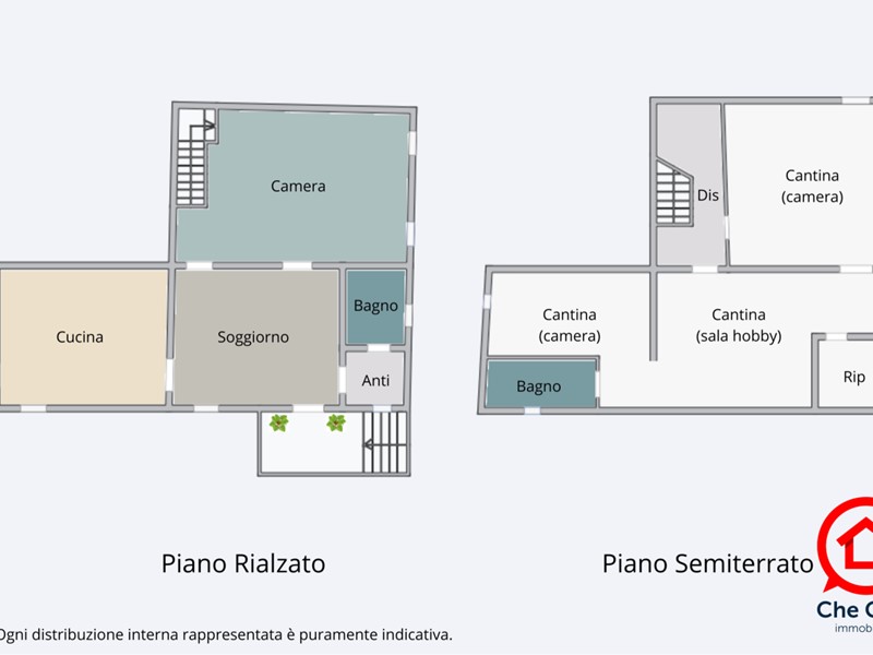 Casa Indipendente in Vendita a Cesena, zona Roversano, 269'000€, 130 m²
