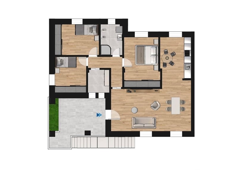 Quadrilocale in Vendita a San Pietro in Casale, 370'000€, 137 m², con Box