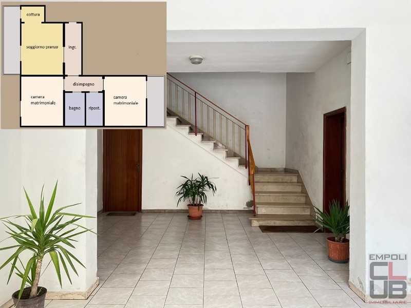 Trilocale in Vendita a Empoli, zona Pozzale, 159'000€, 70 m², con Box