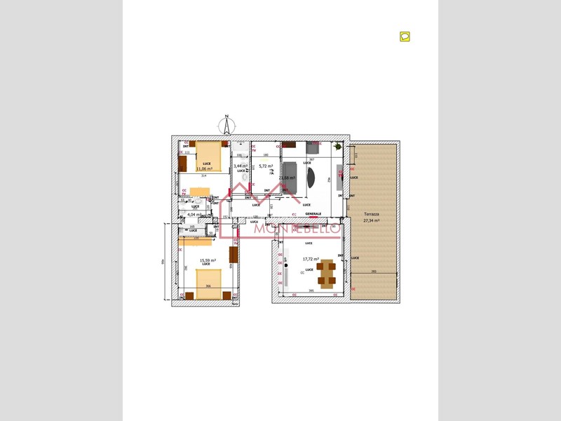 Appartamento in Vendita a Viareggio, 420'000€, 108 m²