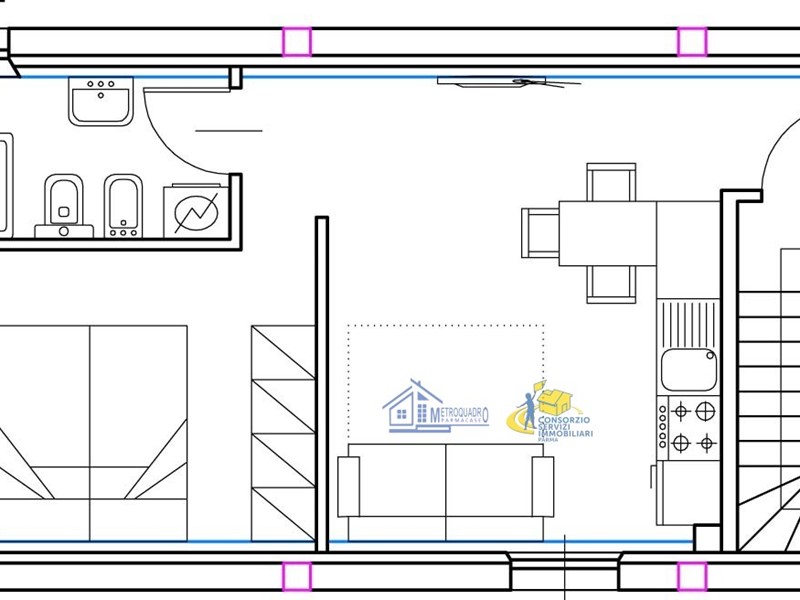 Appartamento in Vendita a Monchio delle Corti, 48'000&euro;, 44 m²