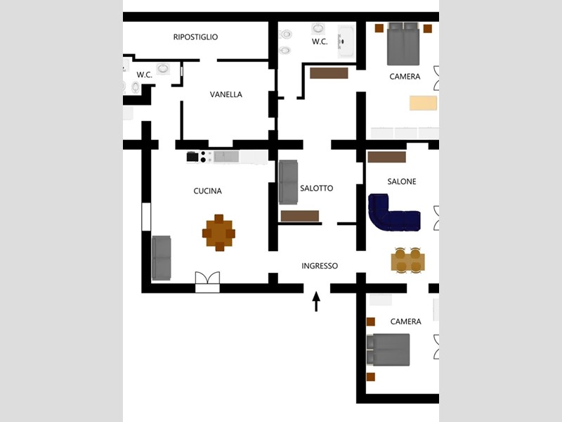 Appartamento in Vendita a Napoli, 380'000€, 165 m²