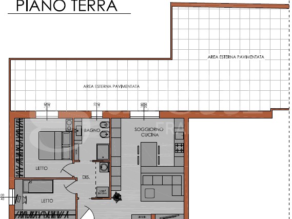 Trilocale in Vendita a Piacenza, 255'000€, 85 m²