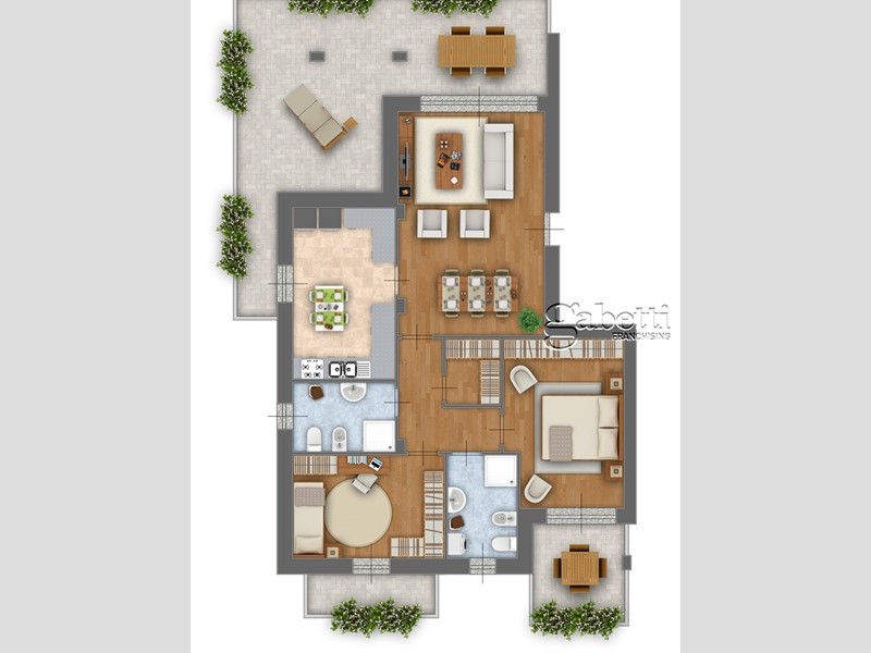 Trilocale in Vendita a Dairago, 295'000€, 129 m², con Box