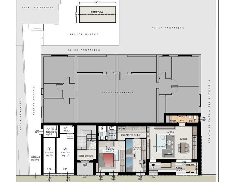 Quadrilocale in Vendita a Cascina, 265'000€, 75 m²