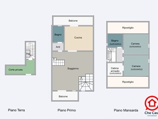 Quadrilocale in Vendita a Cesena, zona Sant'Egidio, 259'000€, 118 m², con Box