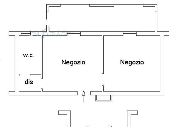 Immobile commerciale in Vendita a Asti, 37'410€, 58 m²