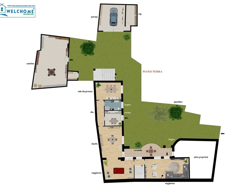 Casa Indipendente in Vendita a Quartu Sant'Elena, zona C. storico, 300'000&euro;, 357 m², con Box