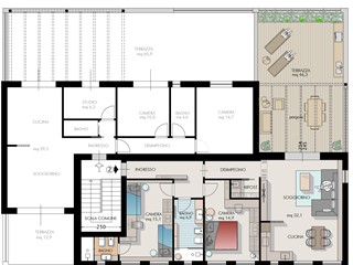 Quadrilocale in Vendita a Cascina, 295'000€, 96 m²