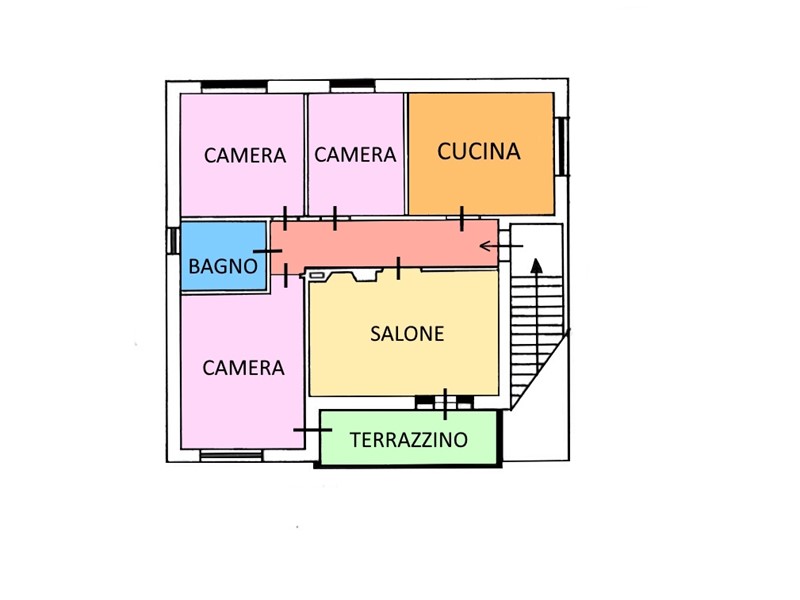 Appartamento in Vendita a Carmagnola, 178'000€, 130 m²