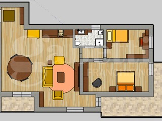 Trilocale in Vendita a Roccamonfina, 70'000€, 95 m²