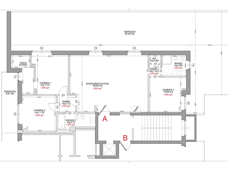 Quadrilocale in Vendita a Monza, 540'000&euro;, 147 m²