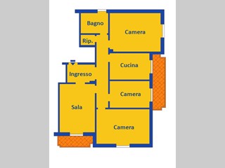 Appartamento in Vendita a Genova, 119'000€, 102 m²