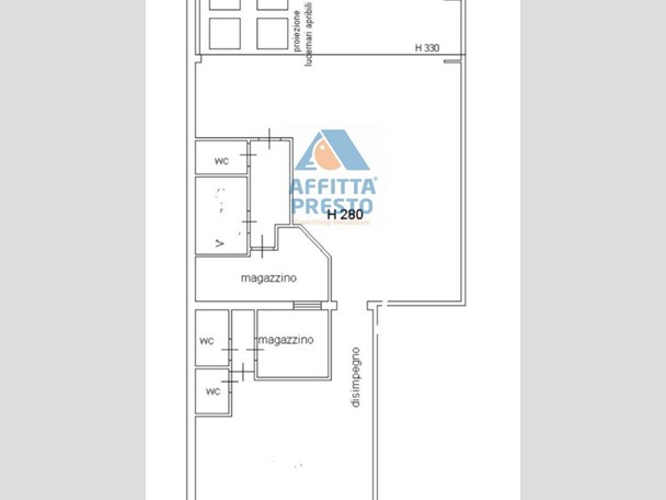 Attività commerciale in Affitto a Empoli, 1'500&euro;, 270 m²