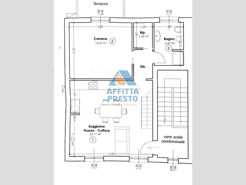 Trilocale in Vendita a San Miniato, 165'000€, 85 m²