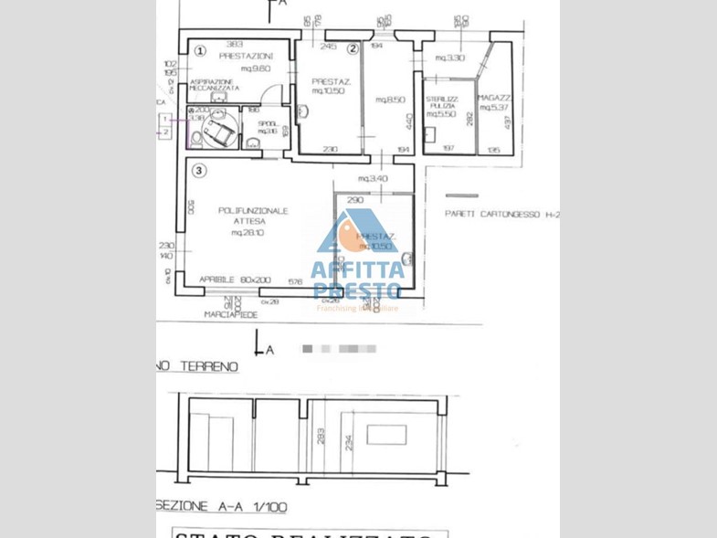 Attività commerciale in Affitto a Empoli, 800&euro;, 96 m²