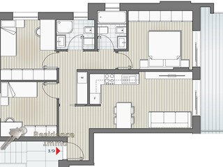 Quadrilocale in Vendita a Bolzano, 438'967€, 90 m²