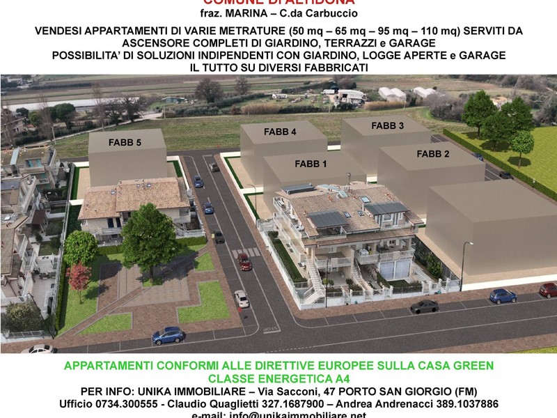 Trilocale in Vendita a Altidona, 207'000&euro;, 50 m²