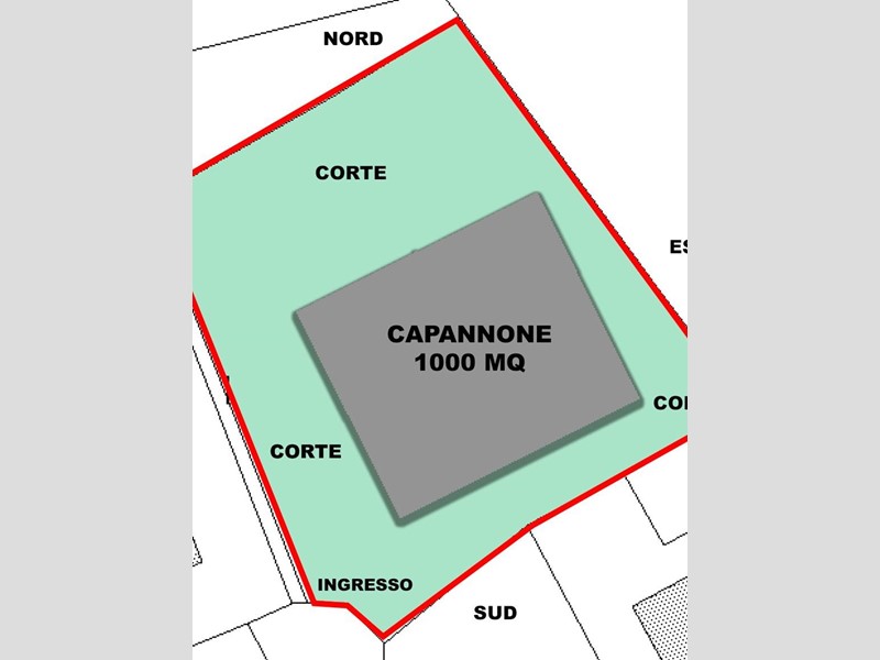 Capannone in Vendita a Lapedona, 260'000€, 1000 m²