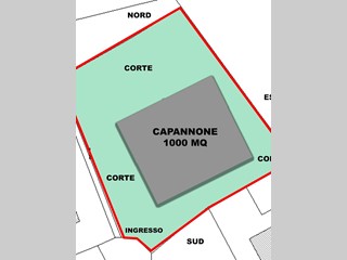 Capannone in Vendita a Lapedona, 260'000€, 1000 m²