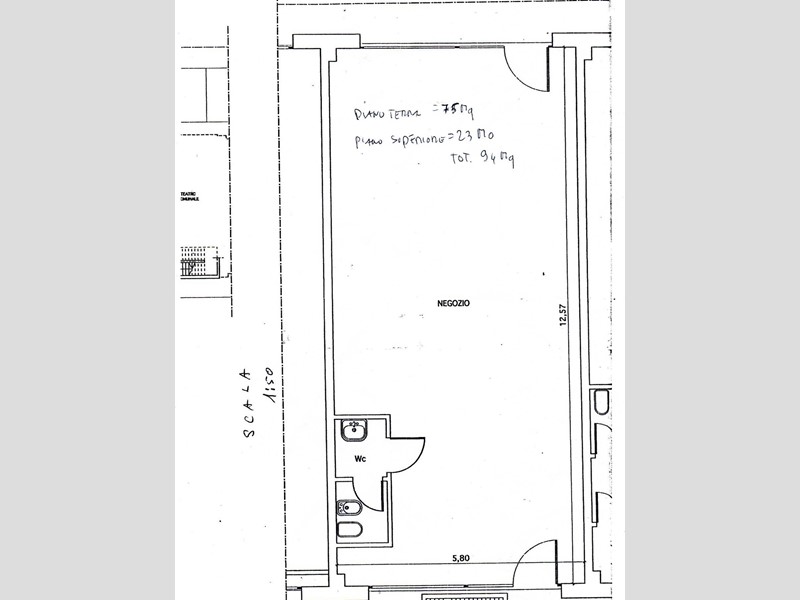 Immobile commerciale in Affitto a Grottammare, 1'400€, 100 m²