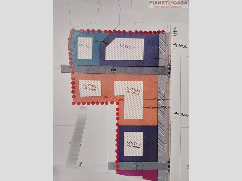 Terreno edificabile in Vendita a Spinetoli, 199'000€, 2100 m²