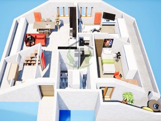 Trilocale in Vendita a Monsampolo del Tronto, 95'000€, 78 m²