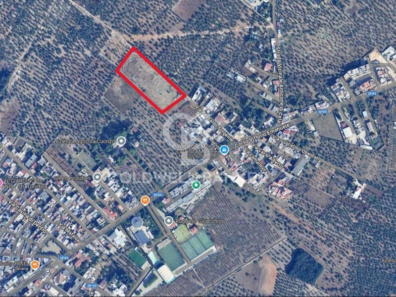 Terreno agricolo in Vendita a Bitonto, 90'000€, 9481 m²