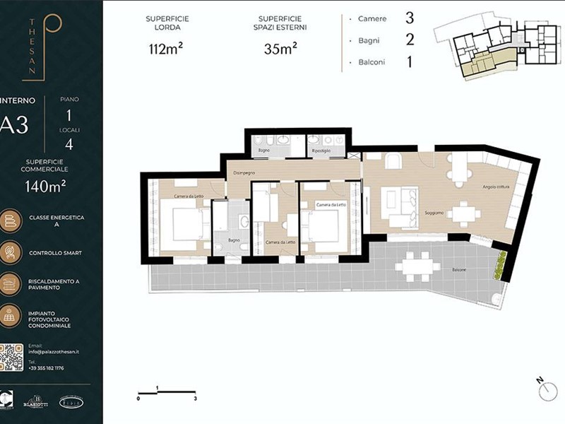 Quadrilocale in Vendita a Pescara, 410'000&euro;, 140 m²