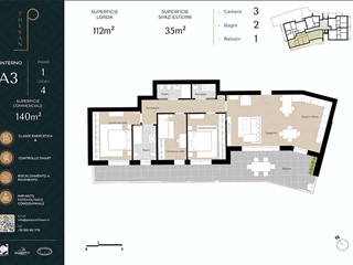 Quadrilocale in Vendita a Pescara, 410'000€, 140 m²