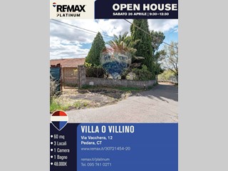 Villa in Vendita a Pedara, 45'000€, 60 m²