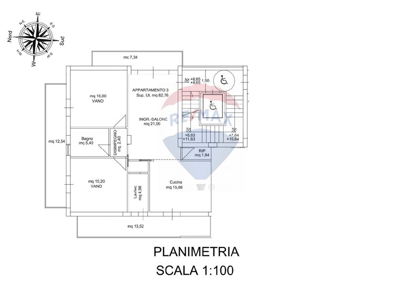 Quadrilocale in Vendita a Acireale, 225'000€, 83 m²