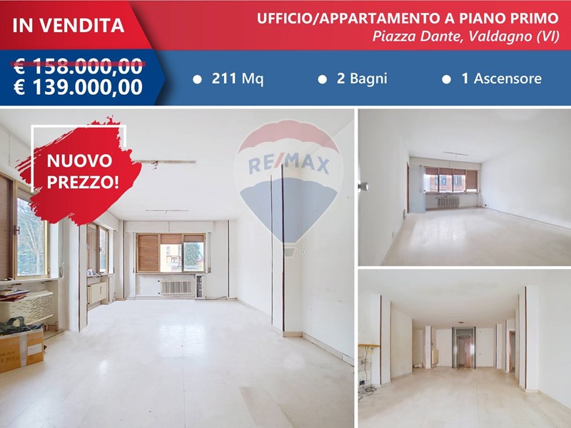 Appartamento in Vendita a Valdagno, 139'000&euro;, 211 m²