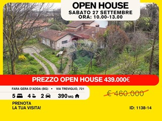 Villa in Vendita a Fara Gera d'Adda, 460'000€, 390 m²