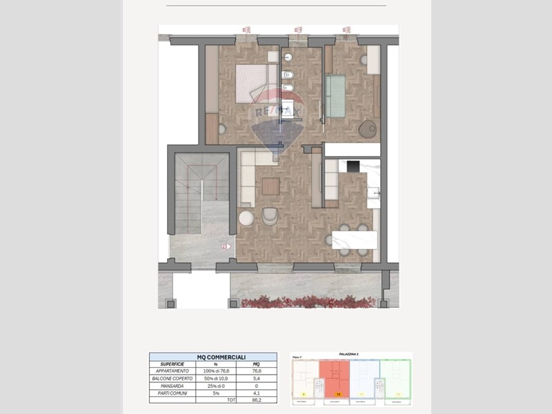 Trilocale in Vendita a Albuzzano, 162'000€, 86 m²