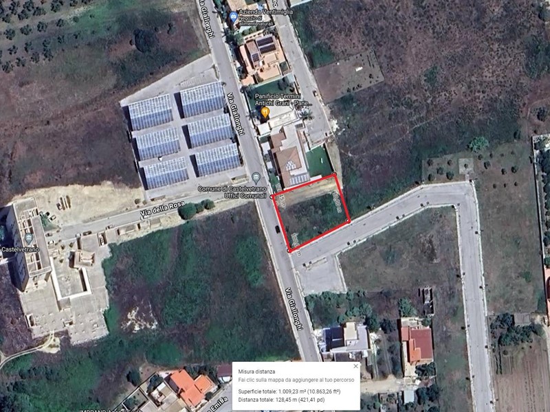 Terreno edificabile in Vendita a Castelvetrano, 135'000&euro;, 1050 m²