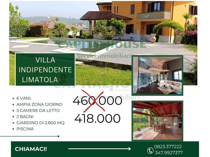 Villa in Vendita a Caserta, 418'000€, 500 m²