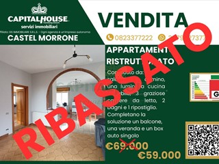 Quadrilocale in Vendita a Castel Morrone, 59'000&euro;, 120 m²