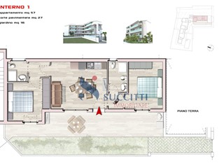 Trilocale in Vendita a Tortoreto, 250'000€, 57 m²