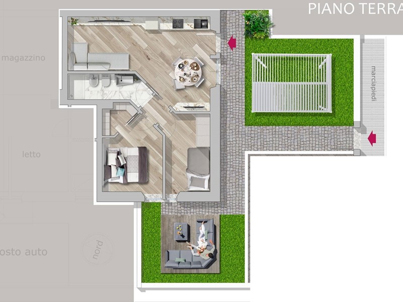 Trilocale in Vendita a San Benedetto del Tronto, 210'000€, 58 m²