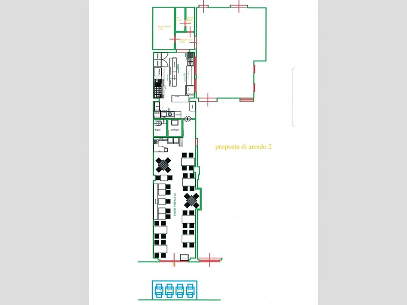 Attività commerciale in Affitto a Pisa, 1'000€, 70 m²