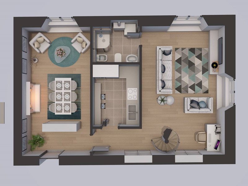 Bilocale in Affitto a San Giuliano Terme, 800€, 70 m²